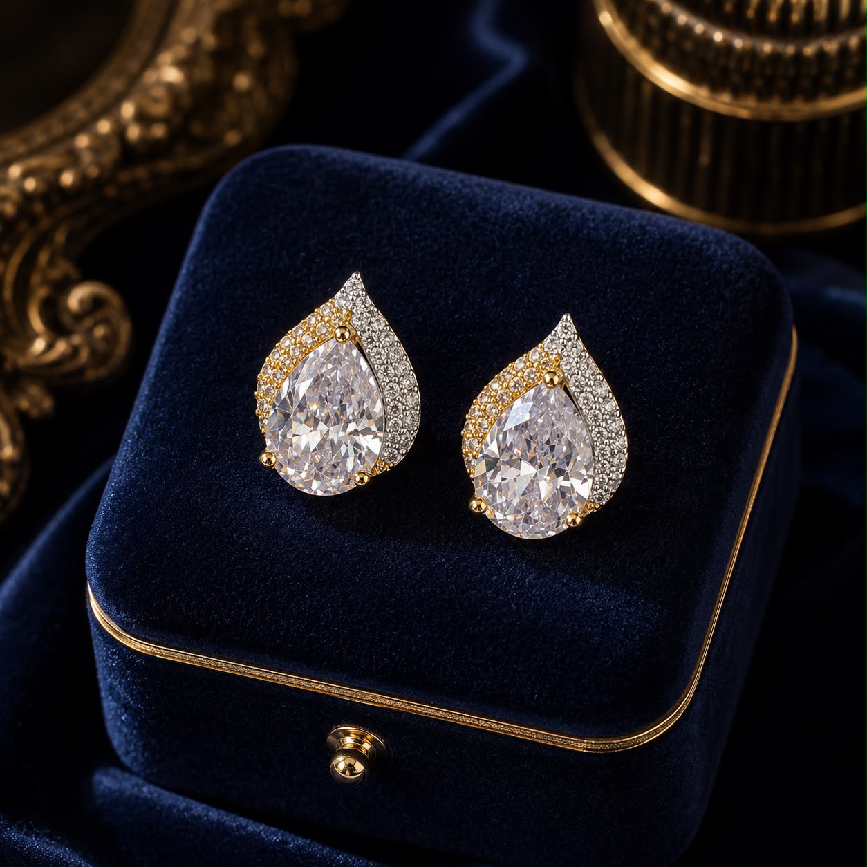 tear drop studs